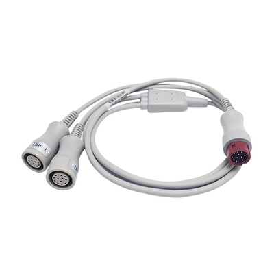 Compatible Mindray DS USA Double-end IBP Extension Cables B3013-12