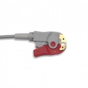 3 Leadwires IEC Pinch Undetachable Comen ECG Patient Cable