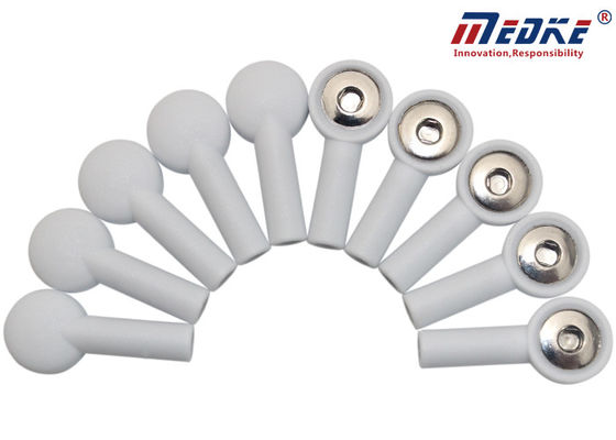 Adult Pediatric White PP Banana Plug Snap EKG Accessories