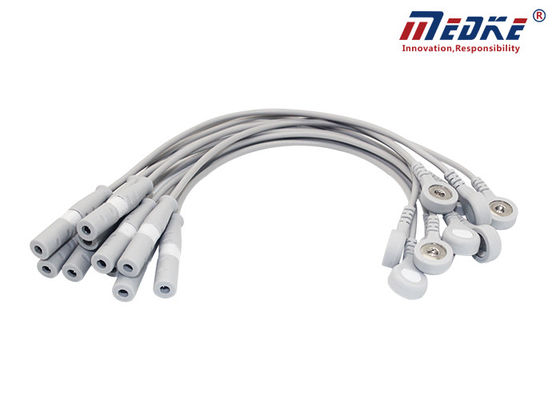 AHA IEC 0.3M Adult Snap Banana Ecg Electrodes Wire