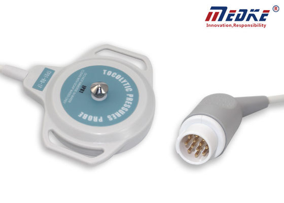ISO13485 MEDKE 12Pin Grey GE Corometrics Fetal Monitor Probe