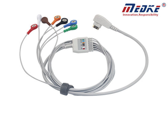 3.4 Meter 7 Lead Ecg Holter Cable For DMS 300-3A