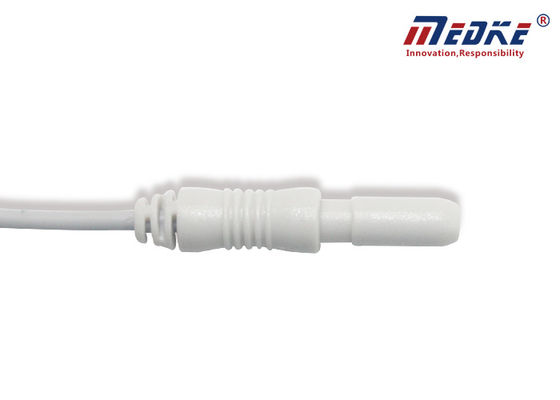 10 Leads Din 1.5 AHA Holter Recorder ECG Cable Leadwire 1m