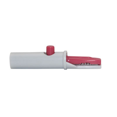 4mm Disposable ECG Electrodes Banana Alligator Clip Red ECG Adapter