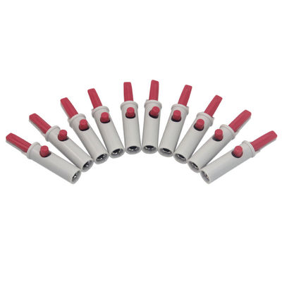 4mm Disposable ECG Electrodes Banana Alligator Clip Red ECG Adapter