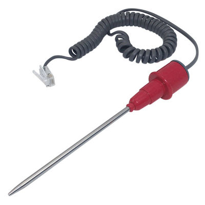 Oral GE Smart Temperature Probe Red TPU Compatible Crystal Plug