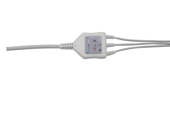 TPU Jacket Veterinary ECG Cable AHA IEC ISO13485 With Contec C80Vet GA3140V