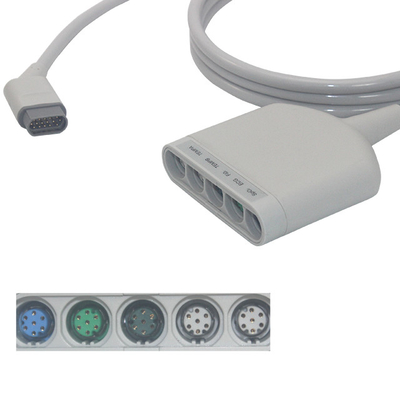 Neonate ECG Machine Leads 2.5m Latex Free Compatible Drager Siemens