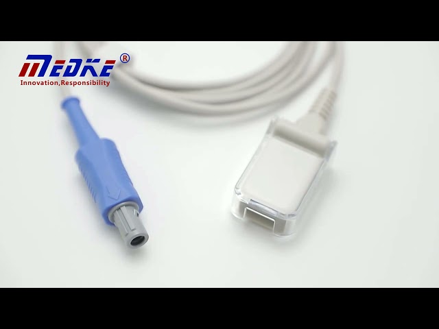 5pin Connector Latex Free Spo2 Adapter Cable 2.2m For Biolight M12/M6